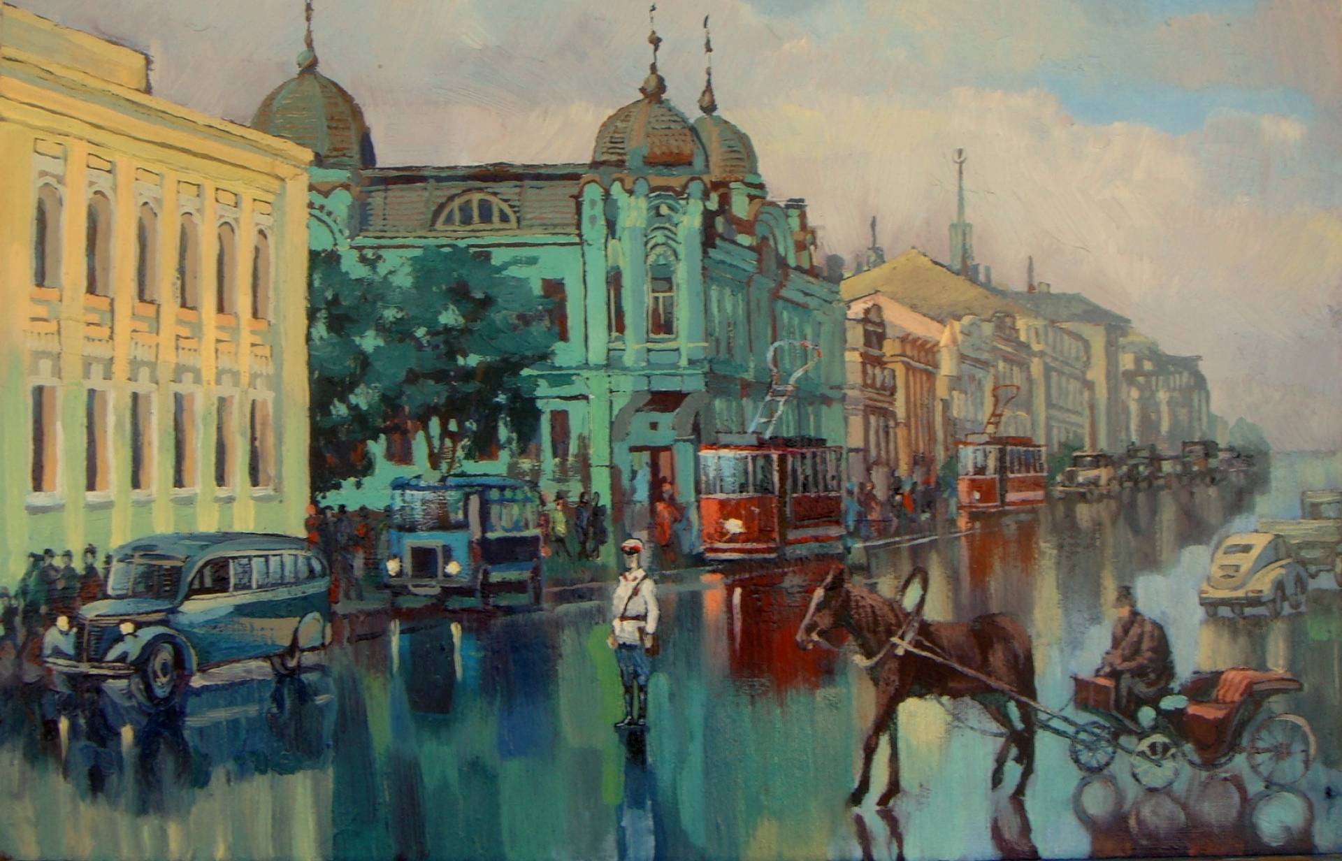 Улица старого города - 1, Андрей Сергеев , Купить картину Масло