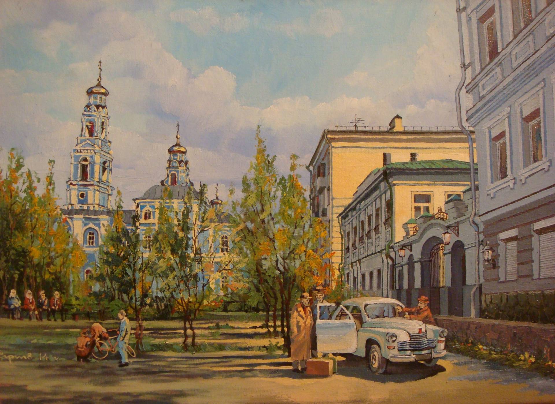 Вознесенская горка - 1, Андрей Сергеев , Купить картину Масло
