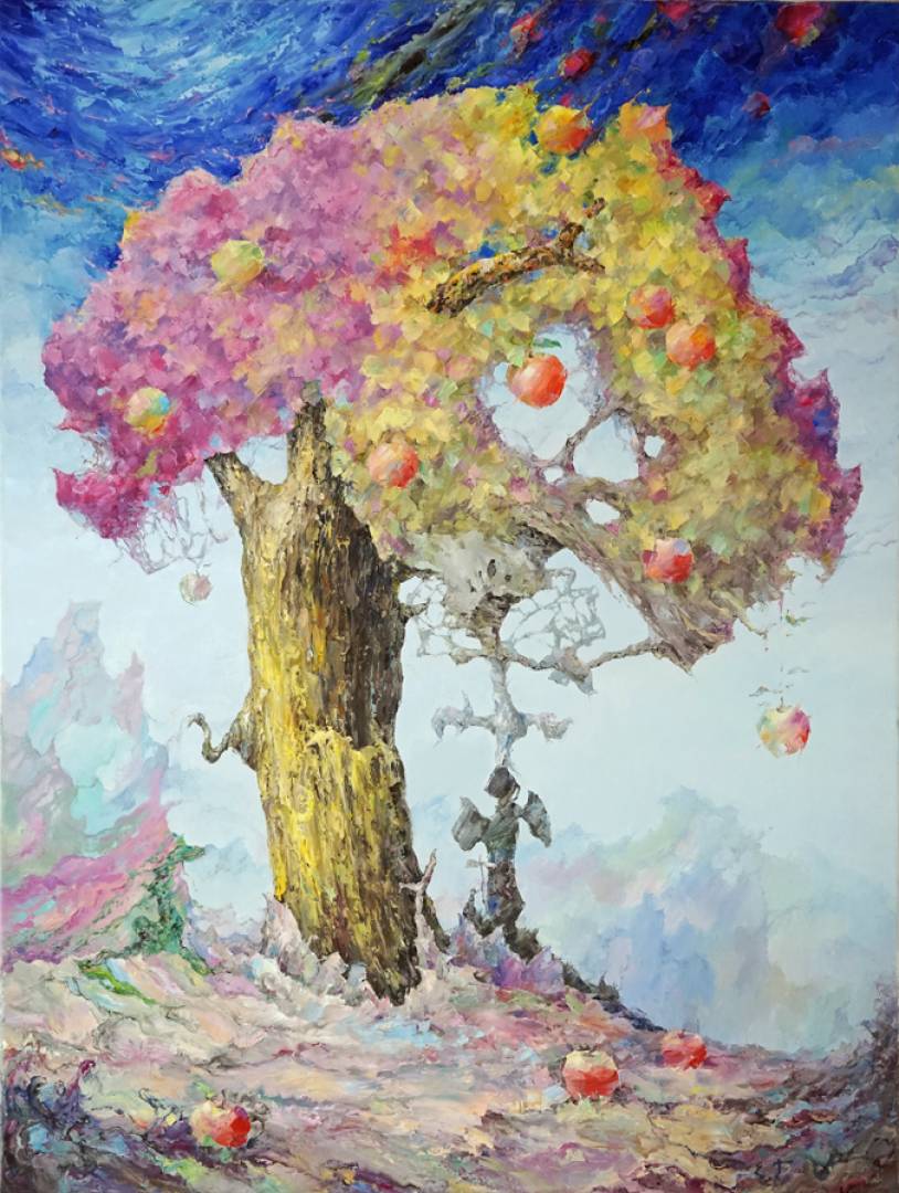 Библейское дерево , Евгений Гусельников, Купить картину Масло