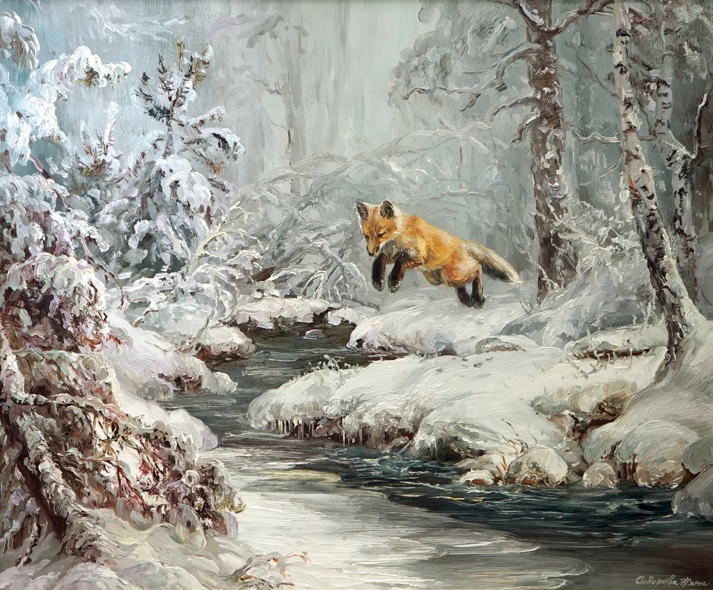 Рыжая охотница - 1, Жанна Сидорова , Купить картину Масло
