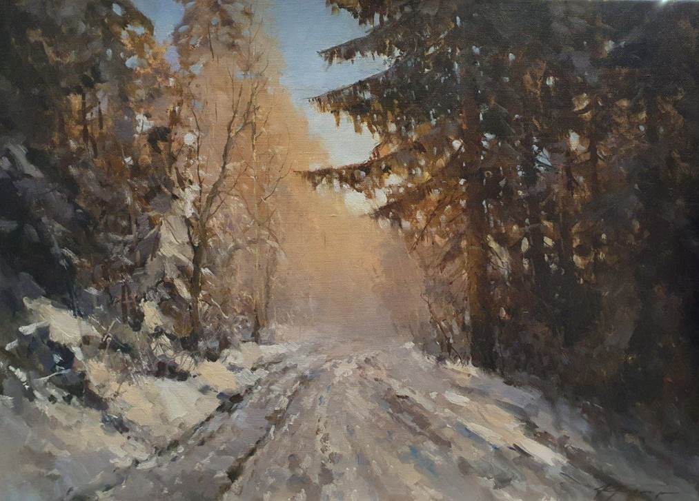 В лесу - 1, Александр Кремер, Купить картину Масло