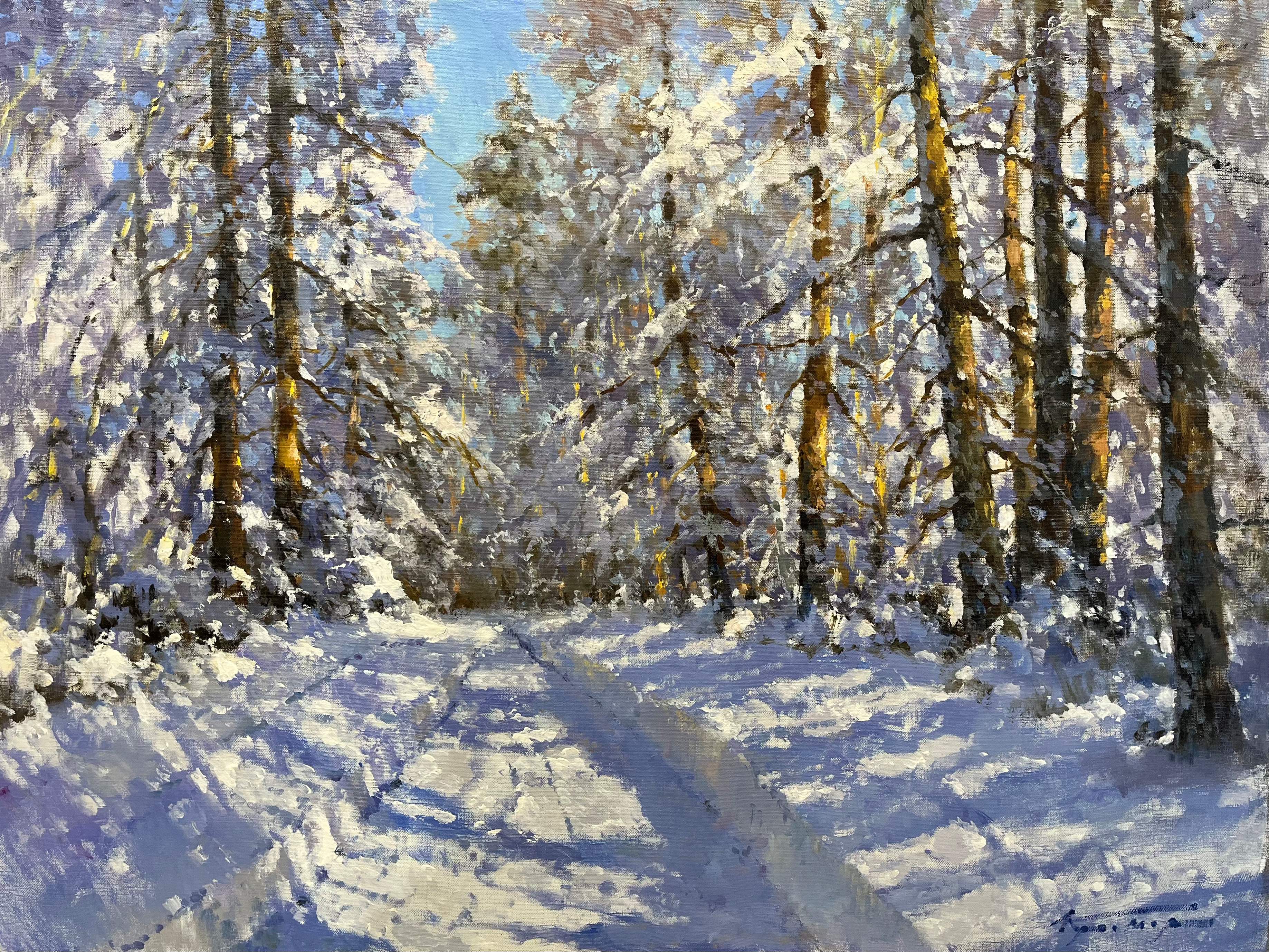Солнечный март - 1, Александр Кремер, Купить картину Масло