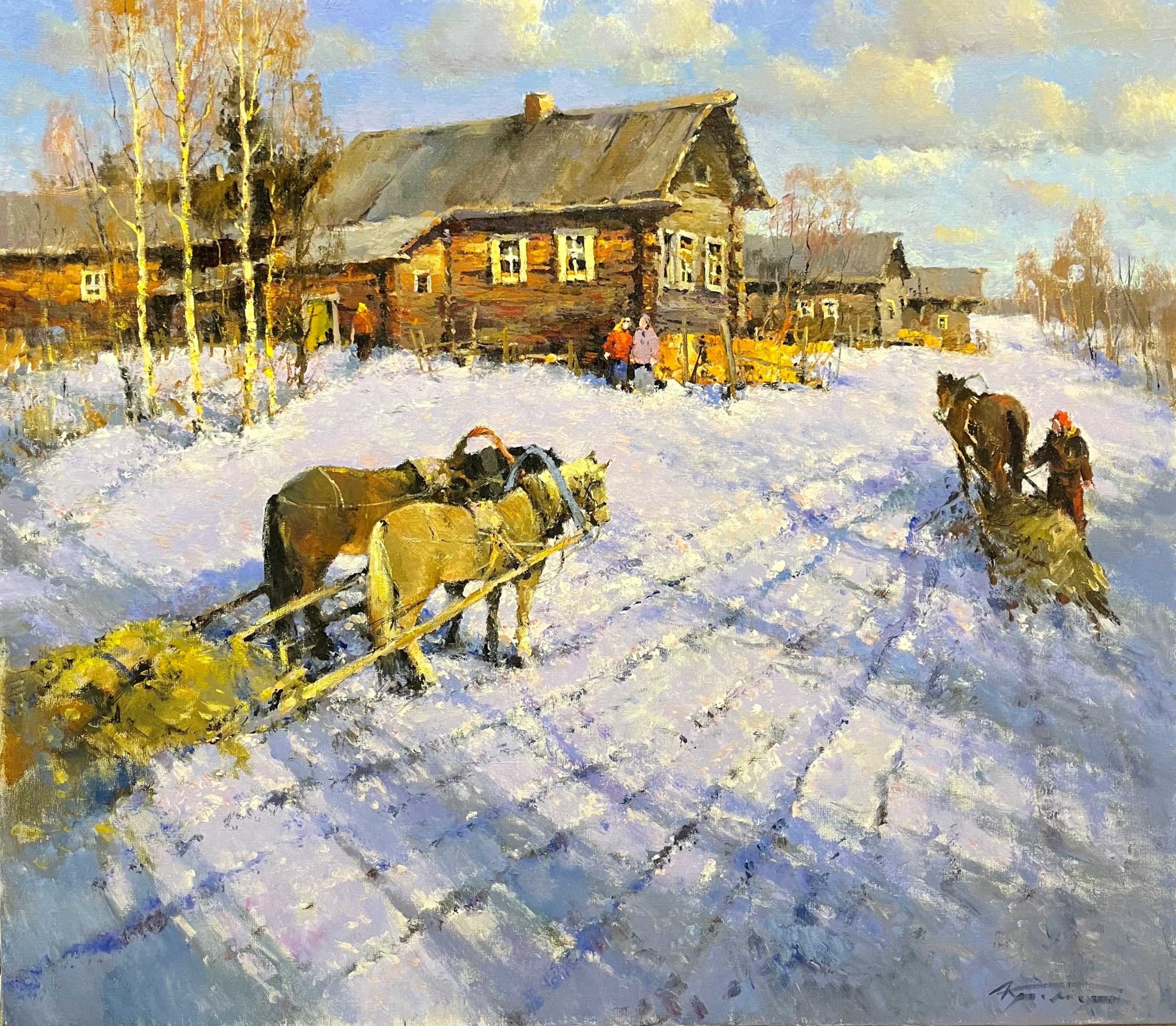 Март - 1, Александр Кремер, Купить картину Масло