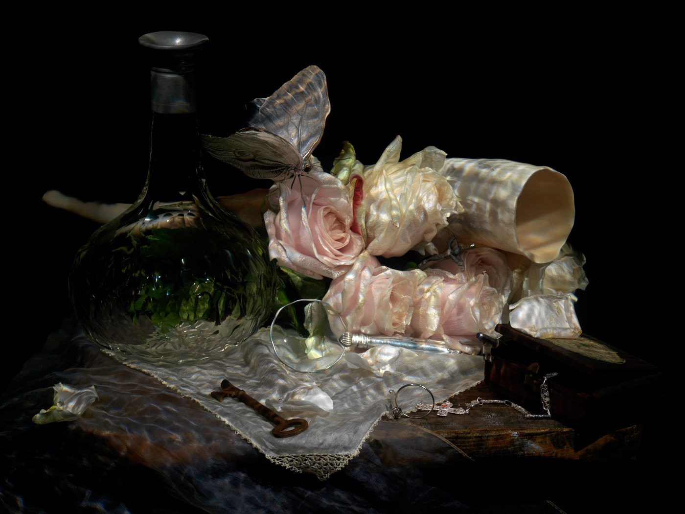 Подводный натюрморт "Воскрешение любви." Из серии "Vanitas." - 1, Александр Джеймс Гамильтон, Купить картину Авторская техника