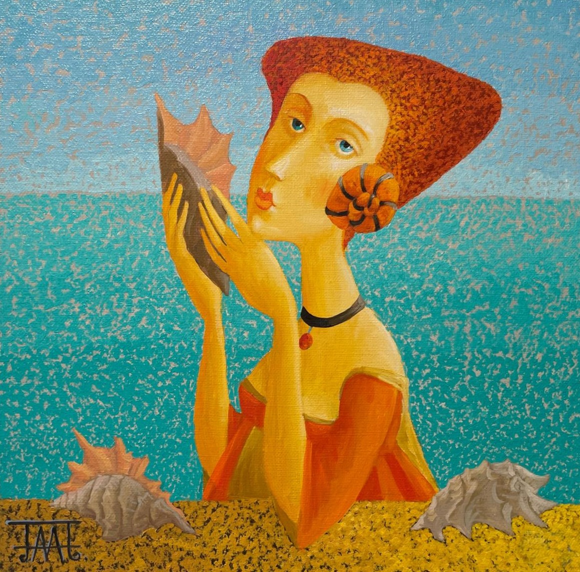 Хранительница моря I - 1, Алла Липатова , Купить картину Масло