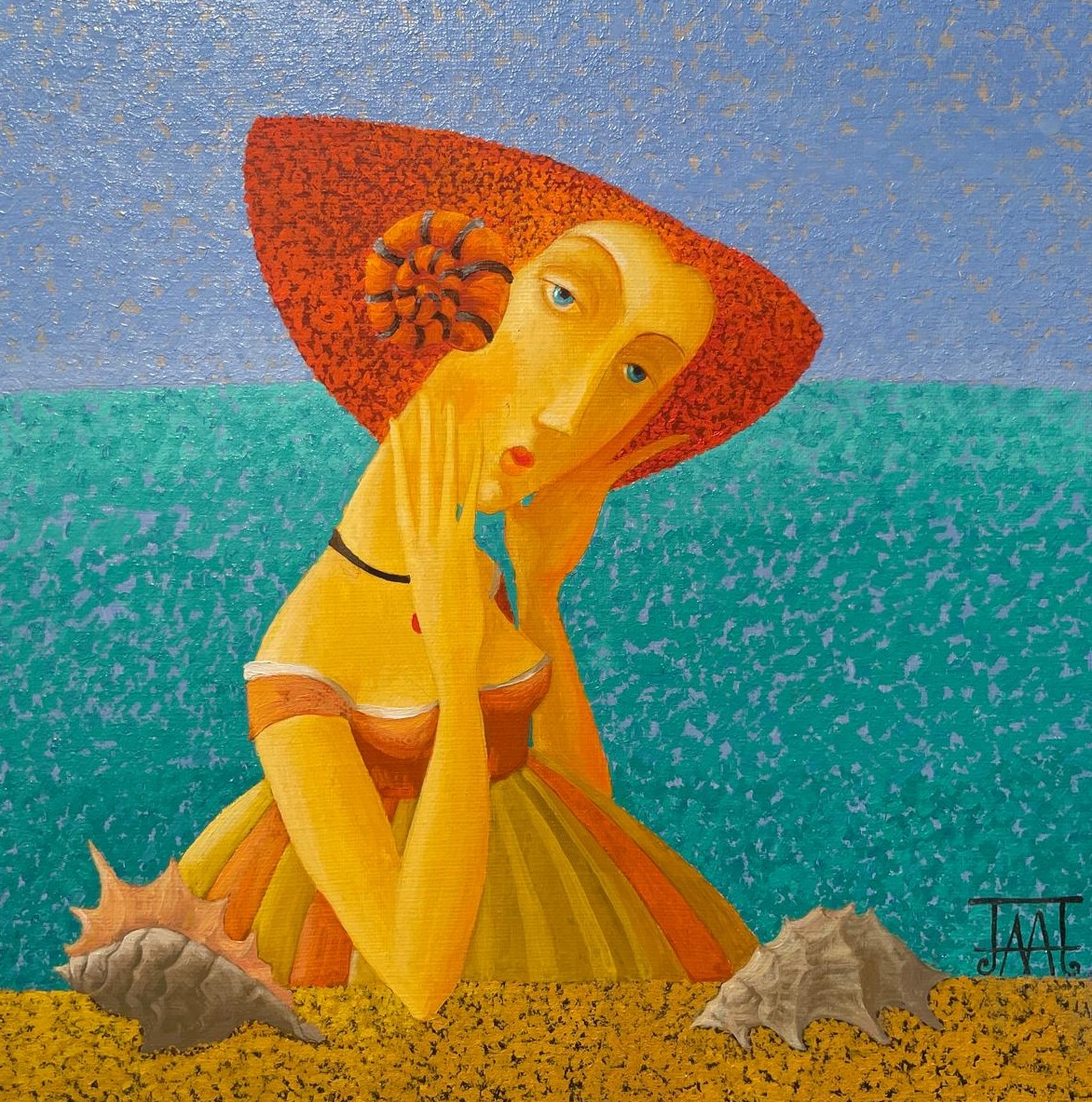 Хранительница моря II - 1, Алла Липатова , Купить картину Масло