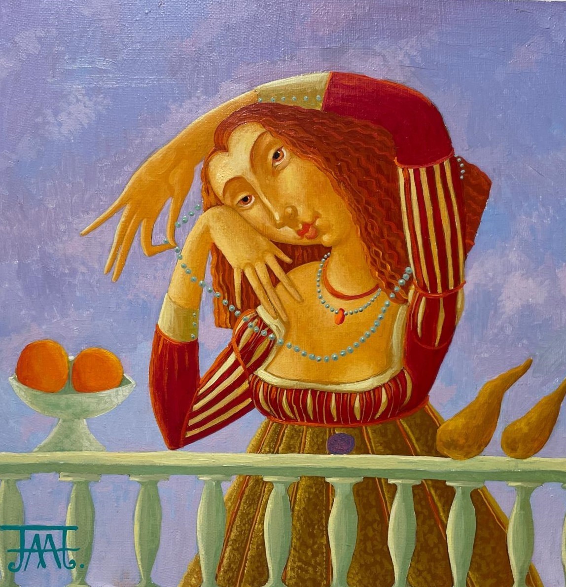 Бусы - 1, Алла Липатова , Купить картину Масло