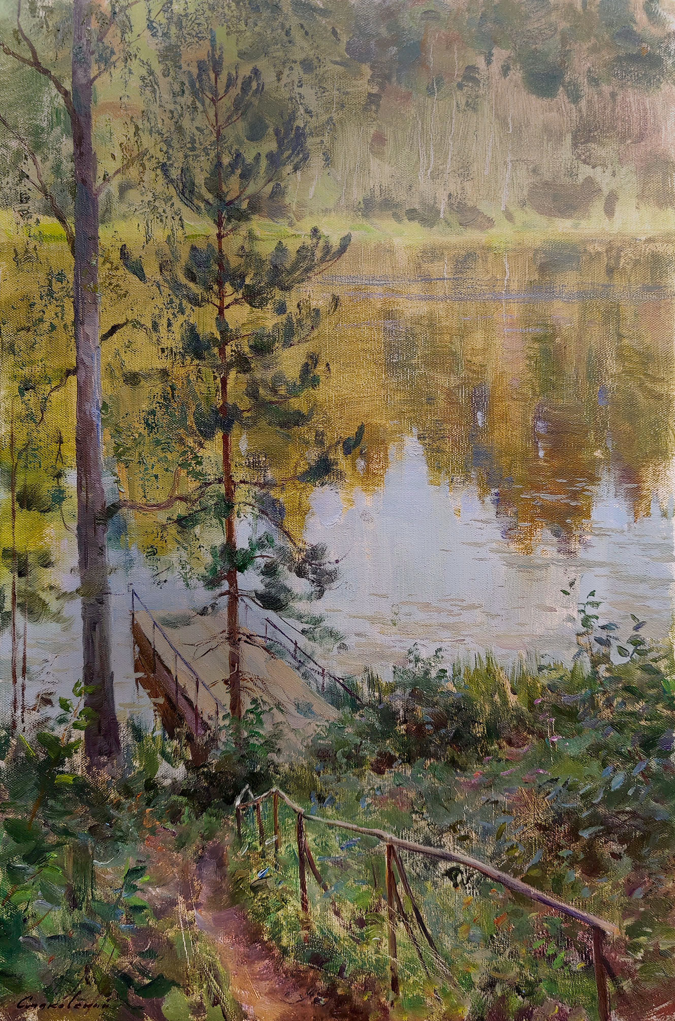 Мостки - 1, Владимир Смаковский, Купить картину Масло