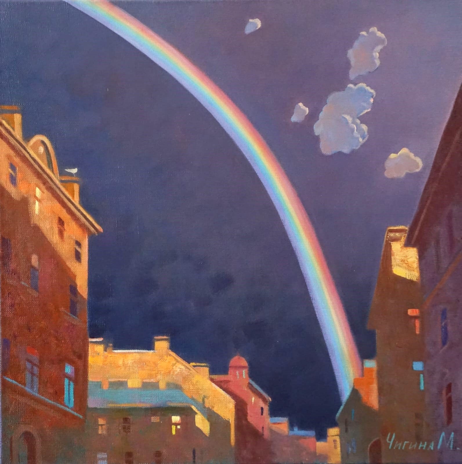 После дождя - 1, Маргарита Чигина, Купить картину Масло