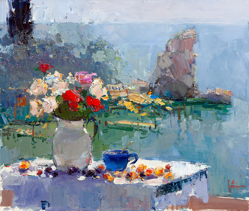 На даче Коровина - 1, Вячеслав Короленков, Купить картину Масло