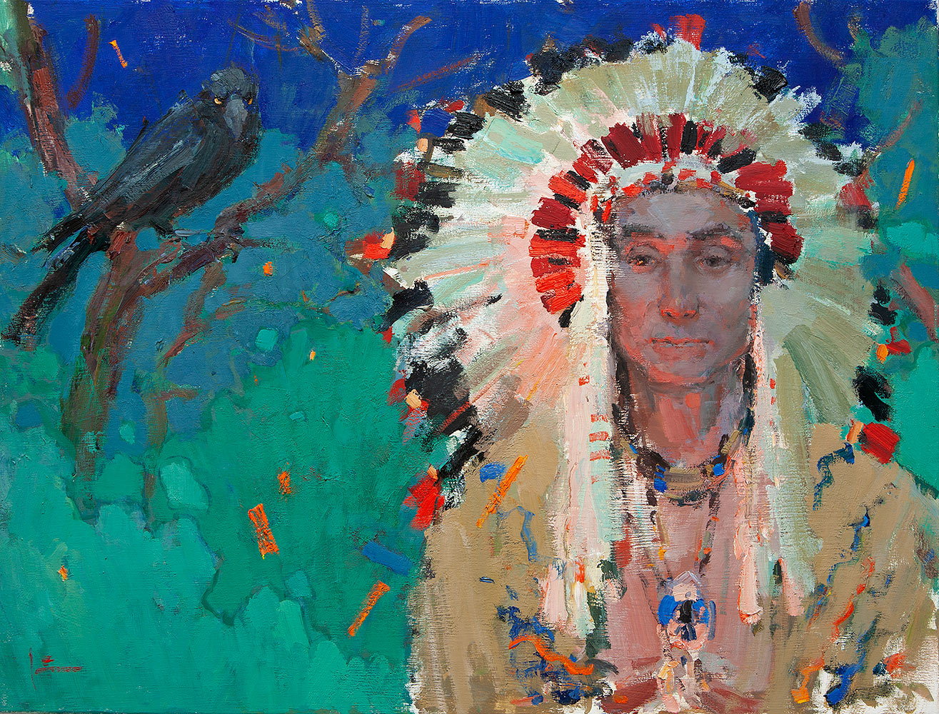 Мудрый советчик - 1, Вячеслав Короленков, Купить картину Масло