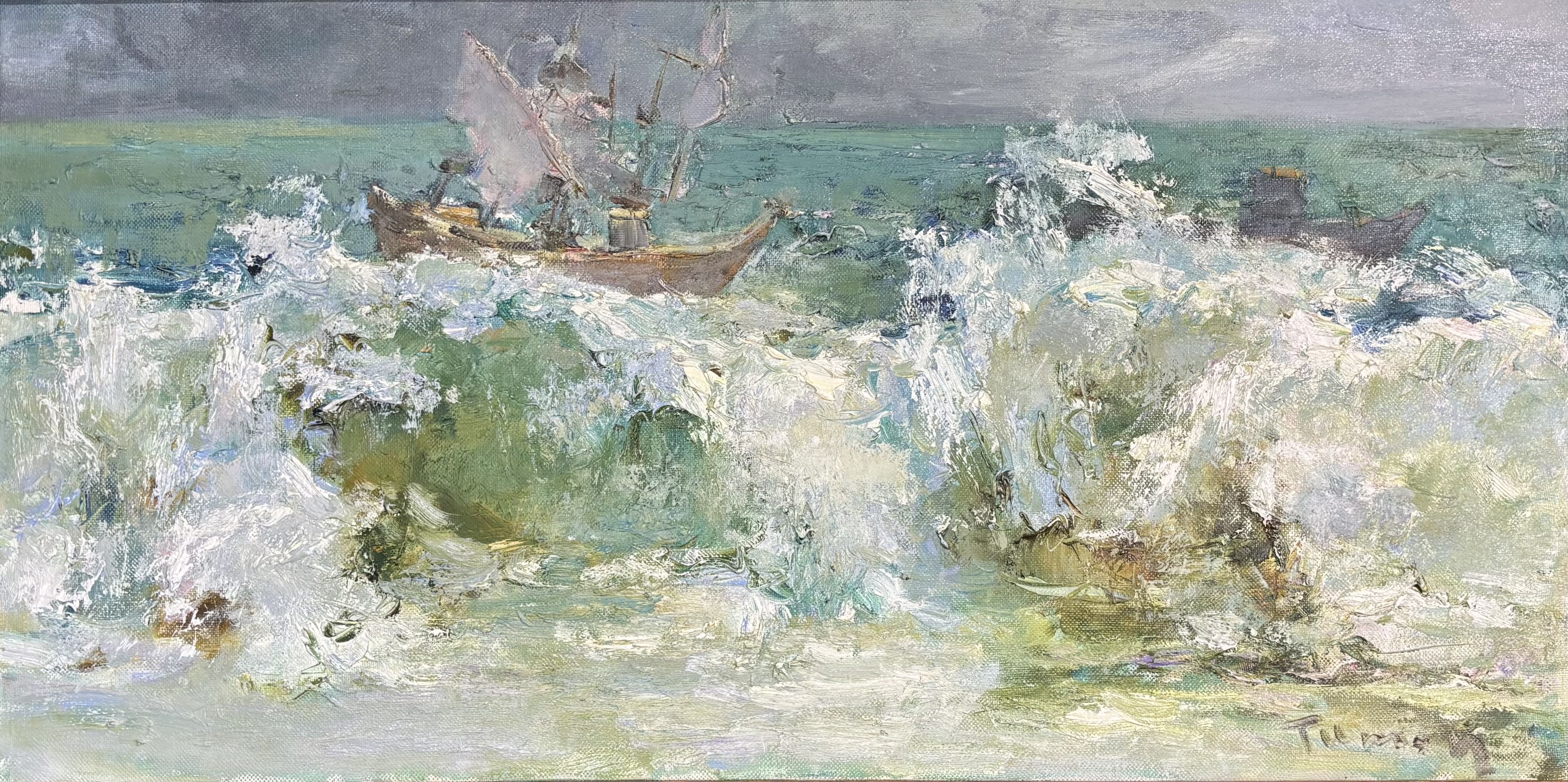 По краю волны - 1, Туман Жумабаев, Купить картину Масло