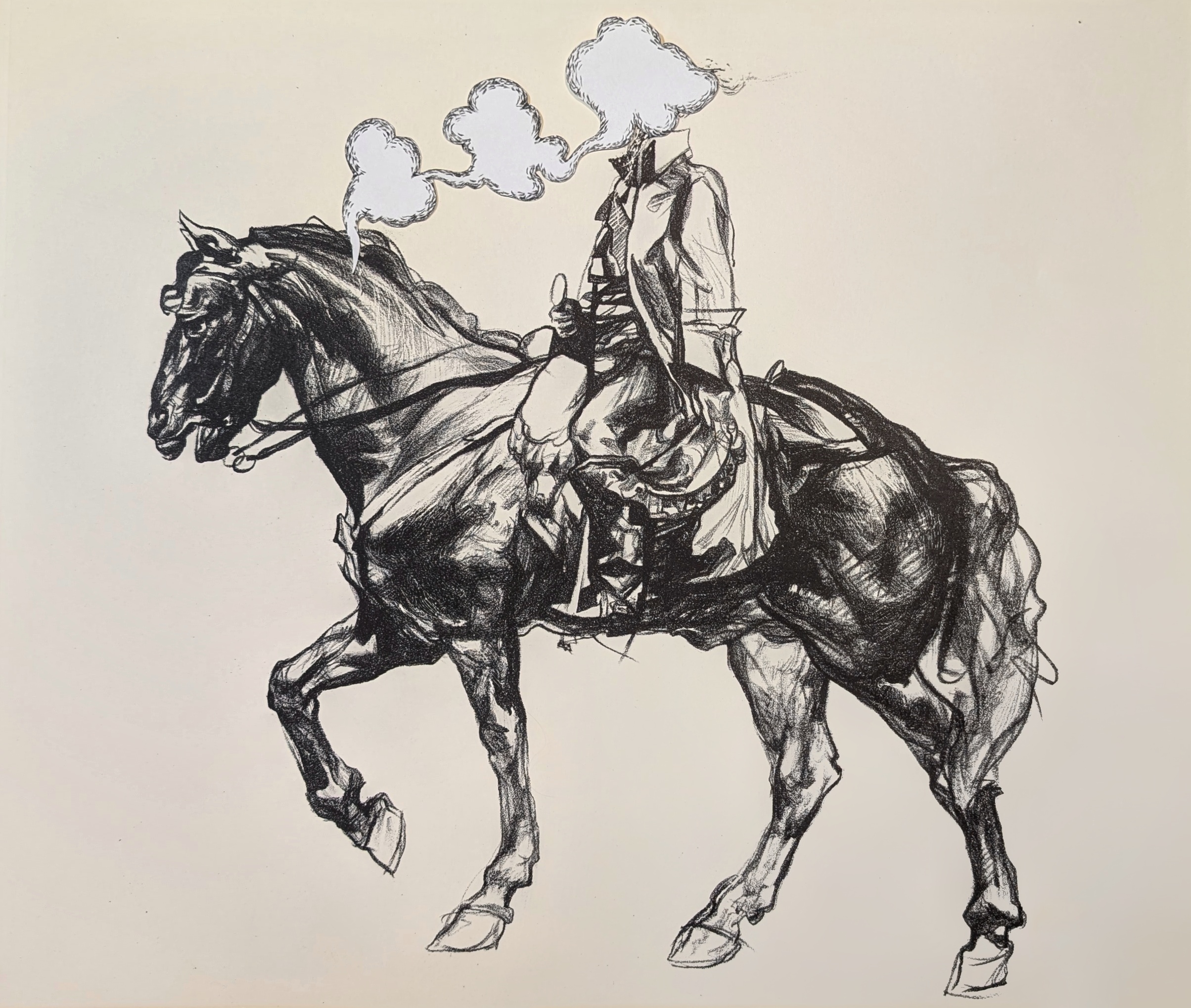 Мыслитель  - 1, Евгения Давлетшина, Купить картину Литография