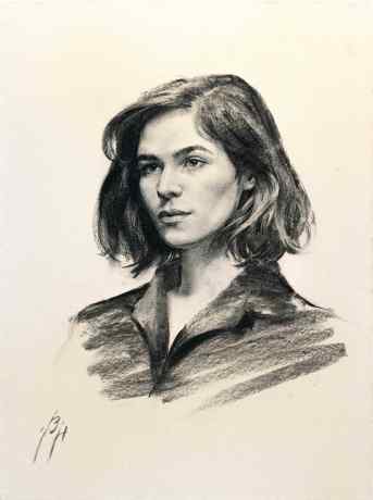 Девушка с короткой стрижкой (Портрет на заказ)