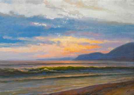 Вечер на морском берегу