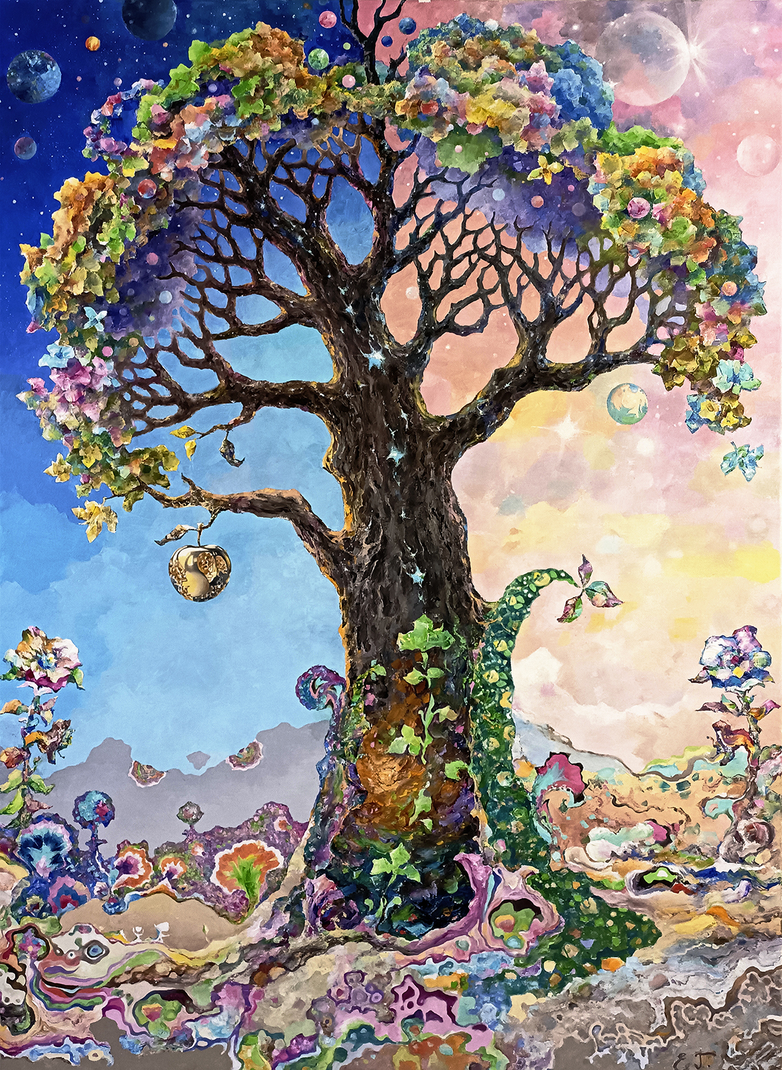 Древо познания - 1, Евгений Гусельников, Купить картину Масло