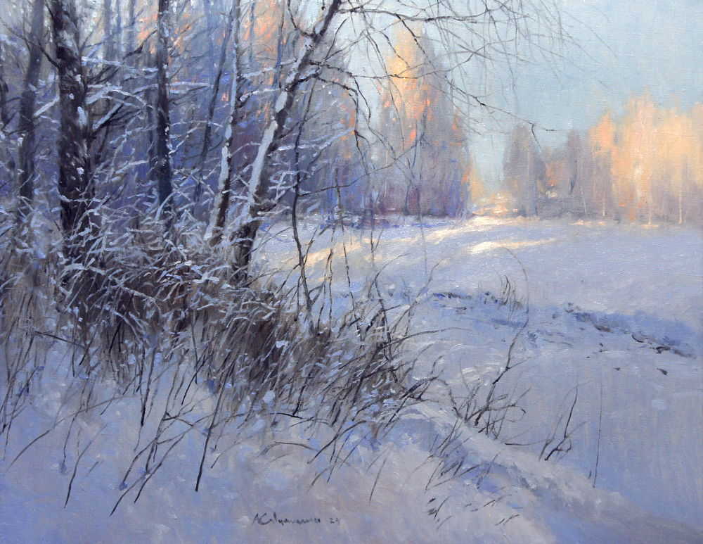 Иней - 1, Алексей Савченко , Купить картину Масло