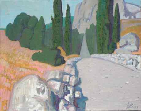 Пейзаж в знойный полдень