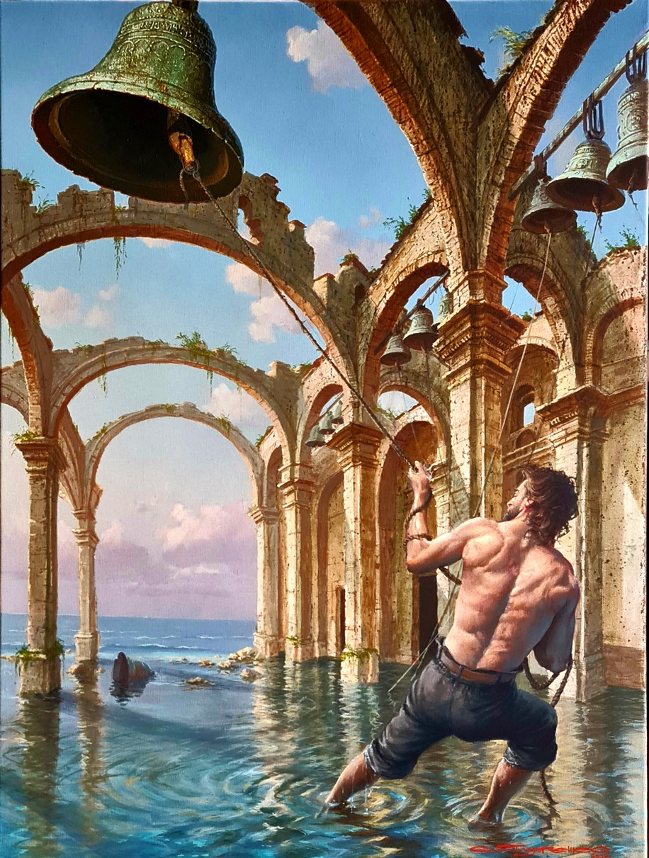 Звонарь - 1, Станислав Плутенко, Купить картину Масло