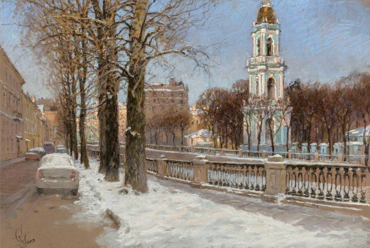 Колокольня Никольской - 1, Сергей Усик, Купить картину Авторская техника