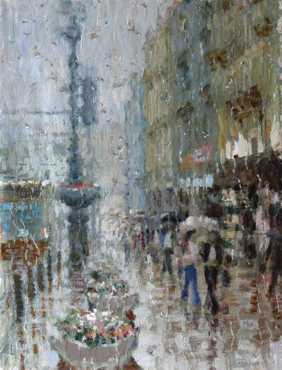 Невский проспект - 1, Леонид Кипарисов, Купить картину Масло