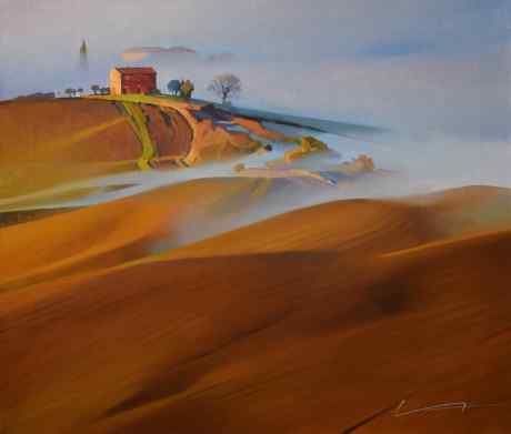 Тоскана. Туман