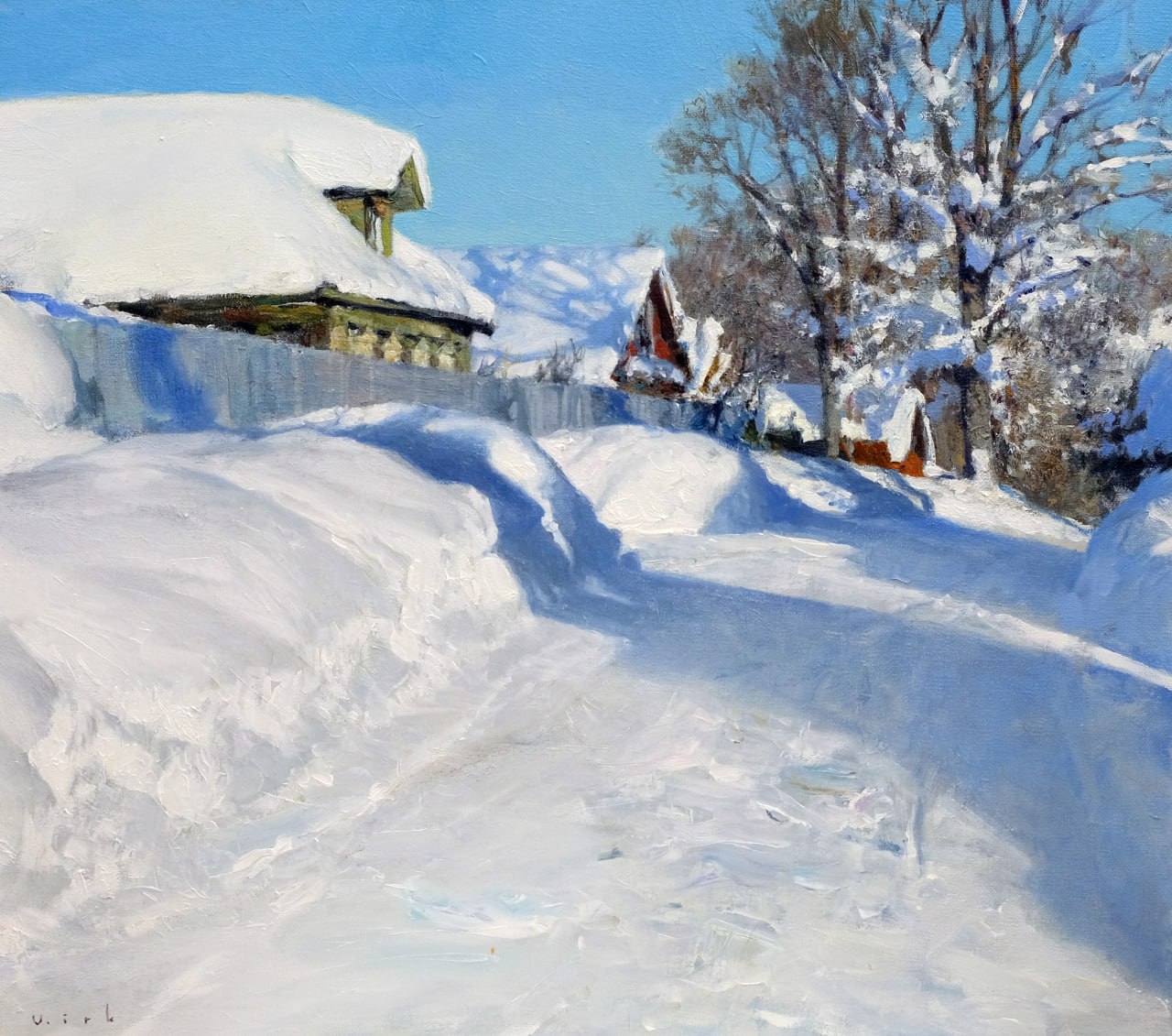 Зима - 1, Владимир Кириллов , Купить картину Масло