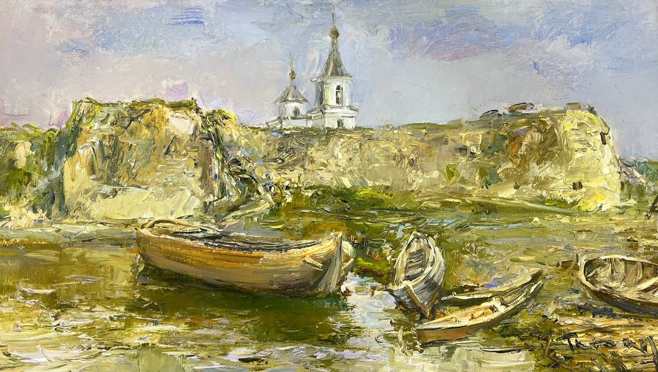Старая Ладога. Сквозь времена №12 - 1, Туман Жумабаев, Купить картину Масло